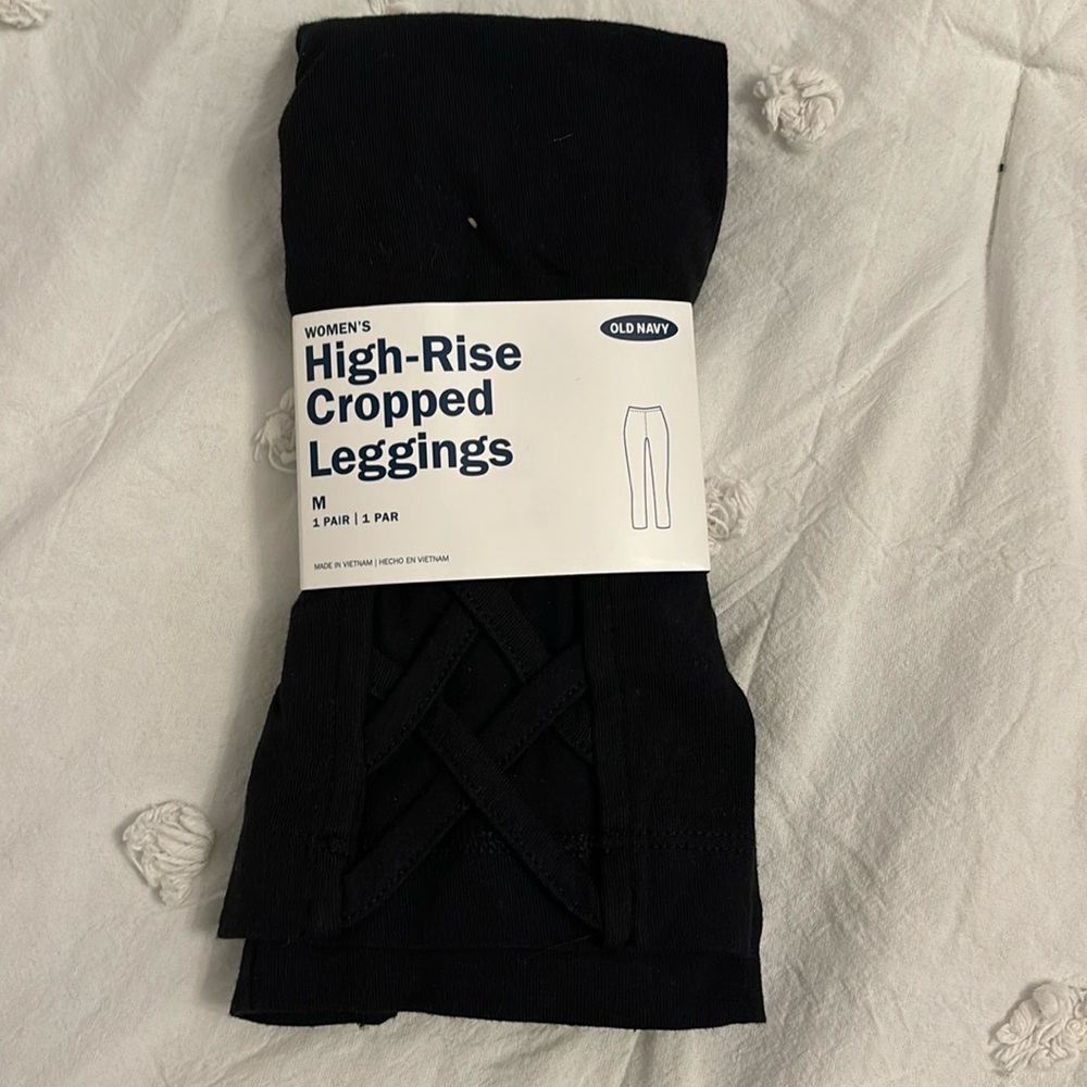 High Rise Cropped Old Navy Leggings